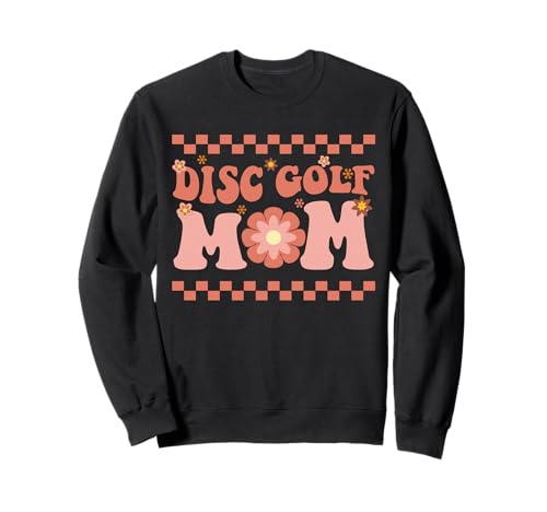 Discgolf-Geschenk für Mama, Discgolf-Spielerin, Sportliebhaberin, Damen Sweatshirt von Disc Golf Mom Groovy Style Gift