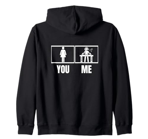 DJ Proud Lustiger Discjockey für Frauen Kapuzenjacke von Disc Jockey Gifts For Men