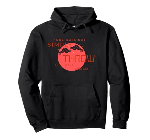 Man wirft die Scheibe nicht einfach auf den Weg von DiscTzu Pullover Hoodie von Disc Tzu