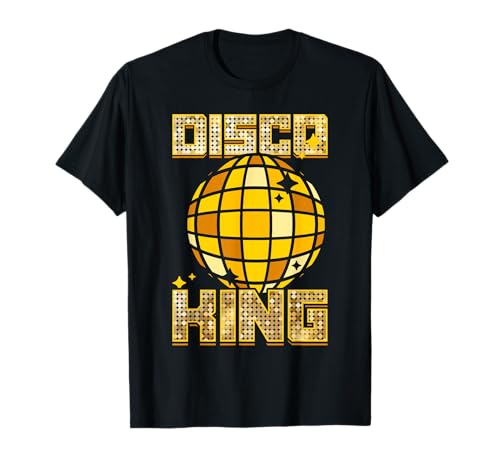 Männer Disco König Tanzen 70er 80er 90er Musik T-Shirt Männer Disco König Tanzen 70er 80er 90er Musik T-Shirt von Disco Motto Outfit Männer