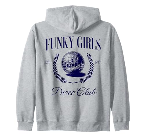 Funky Girls Disco Club Music Lover Kapuzenjacke von Disco Wear