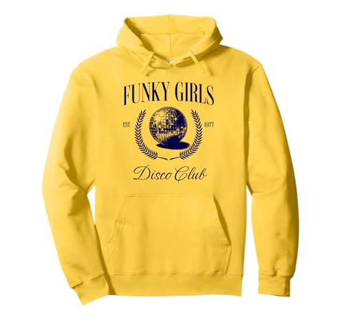 Funky Girls Disco Club Music Lover Pullover Hoodie von Disco Wear