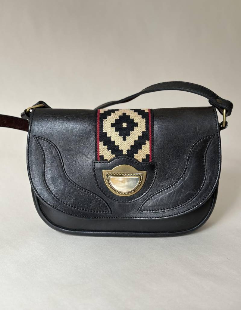 Wunderschöne Vintage Handgefertigte Leder Umhängetasche/ Boho Artesian Bag von DiscothequeClothing
