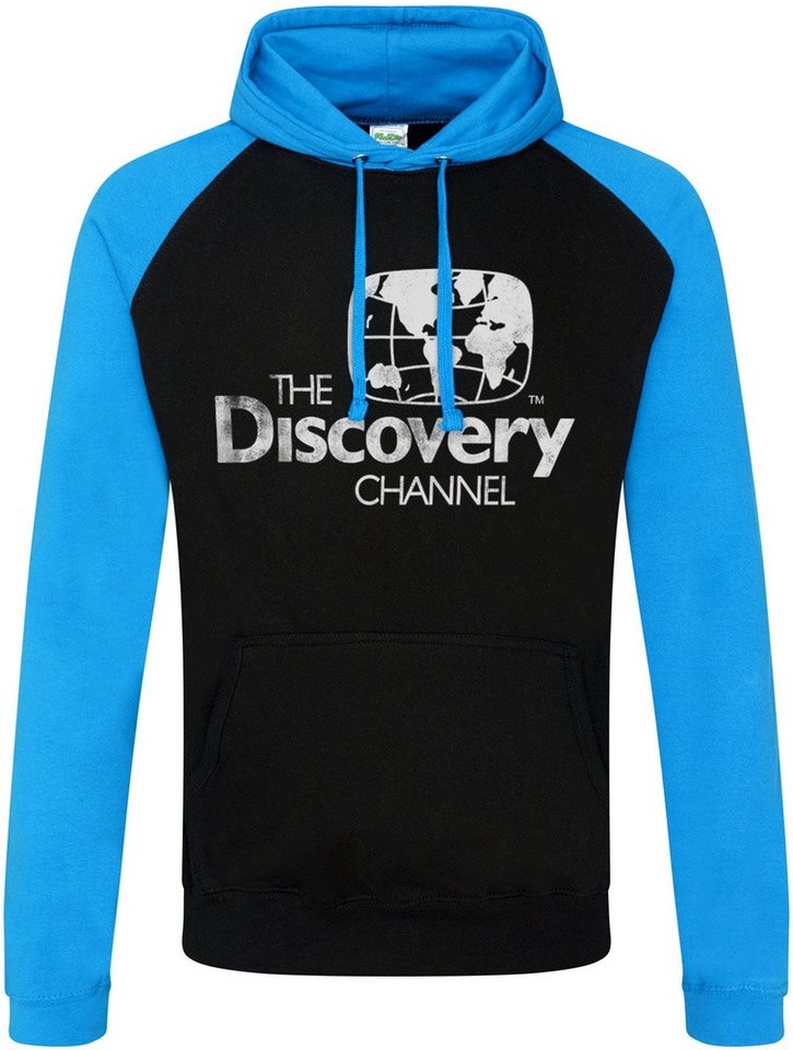 Discovery Hoodie Distressed Logo Baseball Hoodie von Discovery
