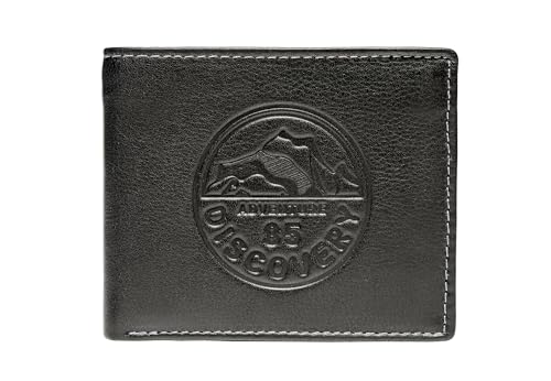 Discovery Horizontale Geldbörse, Kollektion Montana, Schwarz, 11 x 9 x 2 cm, Schwarz von Discovery