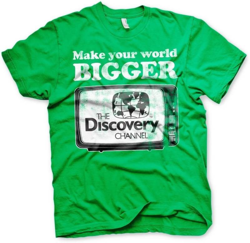 Discovery T-Shirt Make Your World Bigger T-Shirt von Discovery