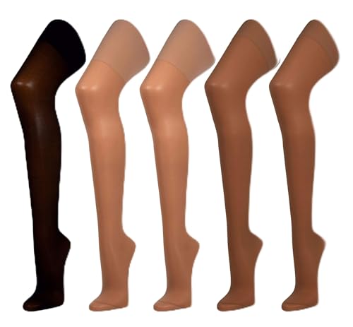 Disée Stützstrumpfhose für Damen - Semi blickdichte Strumpfhose mit Kompression in unterschiedlichen Farben - 40 DEN - 1 Paar, Size:48-50, Farben:pud/per/blk von Disée