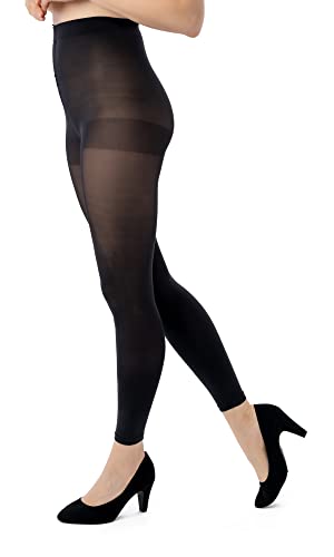 Disée Damen Leggings Feinstrumpfhose 60 DEN blickdicht umweltfreundlich und nachhaltig, Farben:schwarz, SockSizes:38-40 von Disée