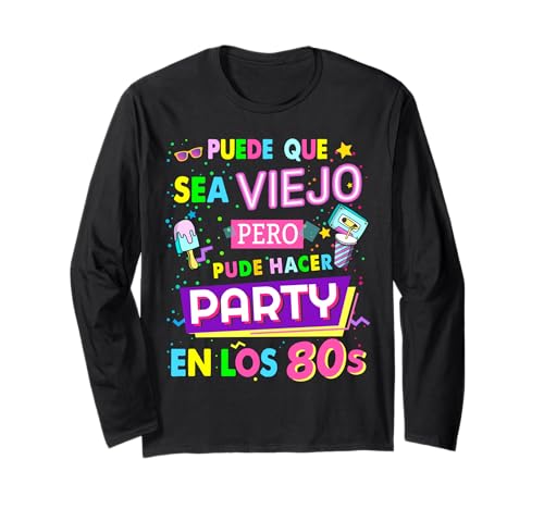 80er Jahre Rave Outfit Kostüm Idee für Frauen & 1980er Jahre Verkleidung Langarmshirt 80er Jahre Rave Outfit Kostüm Idee für Frauen & 1980er Jahre Verkleidung Langarmshirt von Disfraz De Los 80 Para Mujer In Spanish For Women