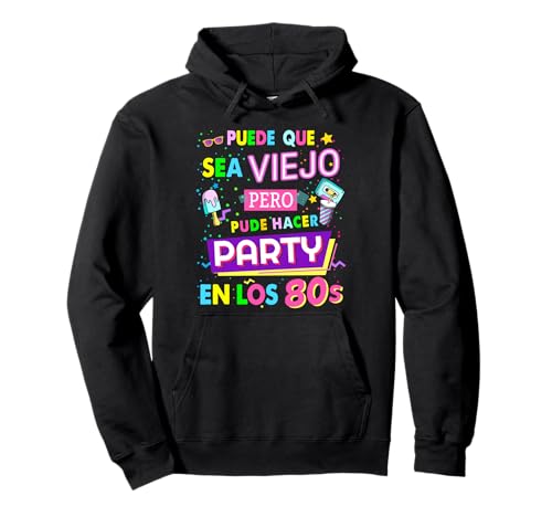 80er Jahre Rave Outfit Kostüm Idee für Frauen & 1980er Jahre Verkleidung Pullover Hoodie von Disfraz De Los 80 Para Mujer In Spanish For Women