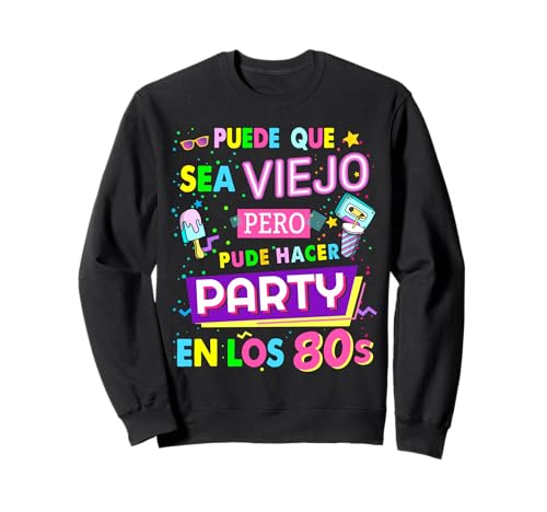 80er Jahre Rave Outfit Kostüm Idee für Frauen & 1980er Jahre Verkleidung Sweatshirt 80er Jahre Rave Outfit Kostüm Idee für Frauen & 1980er Jahre Verkleidung Sweatshirt von Disfraz De Los 80 Para Mujer In Spanish For Women