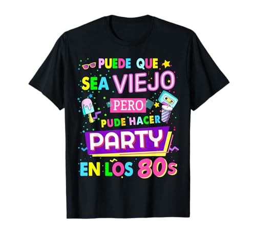 80er Jahre Rave Outfit Kostüm Idee für Frauen & 1980er Jahre Verkleidung T-Shirt von Disfraz De Los 80 Para Mujer In Spanish For Women