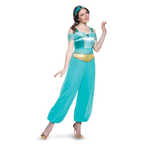 Disguise Aladdin Jasmin Kostüm für Damen, türkis, Medium (8-10) US von Disguise