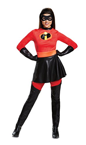 Disguise Damen Mrs. Incredible Skirted Deluxe Erwachsenenkostüm, rot, Large (12-14) US von Disguise