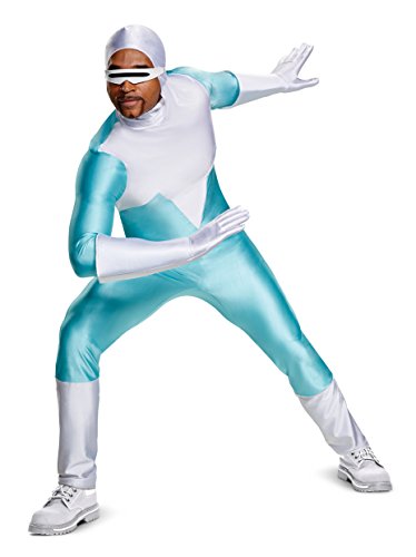 Disguise Herren Frozone Deluxe Erwachsenenkostüm Kostüme in Erwachsenengröße, blau, X-Large (42-46) US von Disguise