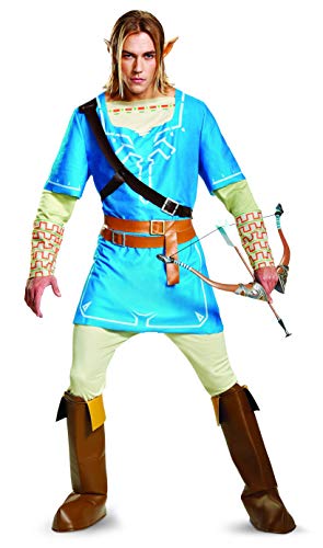 Disguise Herren Link Breath of the Wild Deluxe Erwachsenenkostüm - Blau - XX-Large von Disguise