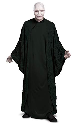 Disguise Herren Voldemort Official Harry Potter Magic World Adult Costume Robe and Mask Halloween Costume Kost me in Erwachsenengr e, Schwarz, X-Large (42-46) US EU von Disguise