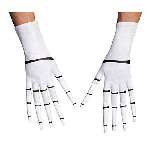 Disguise Jack Skellington Erwachsene Handschuhe, Weiß, Standard von Disguise