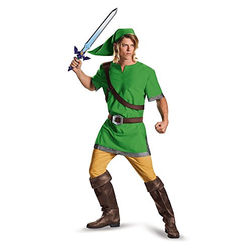 DISGUISE Offizielles Nintendo Link Legend of Zelda Kostüm Herren Faschingskostüme Männer Erwachsene Karneval Geburstag XL von Disguise