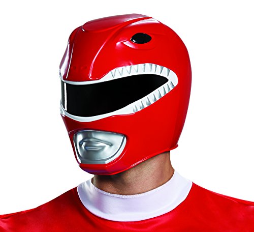 Disguise Red Ranger Herren Helm für Erwachsene - Rot - Standard von Disguise