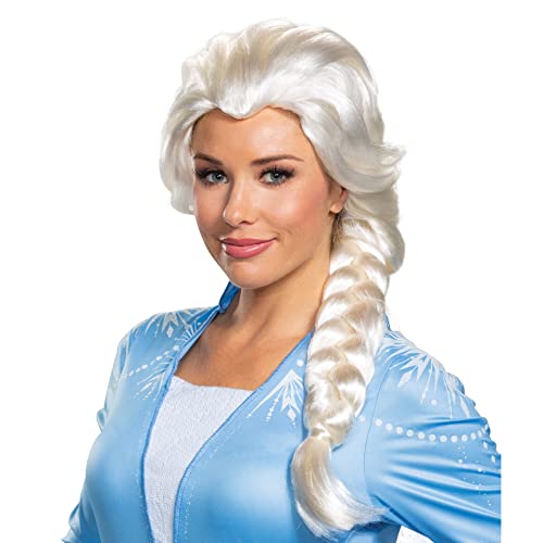 Disguise Women's Disney Elsa Frozen 2 Wig, Blonde, One Size Adult von Disguise