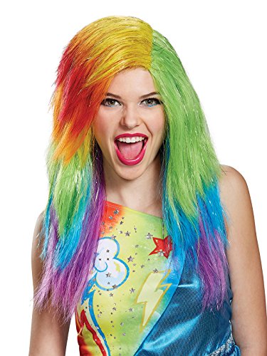 Disguise Women's Rainbow Dash Movie Adult Wig, Multi, One Size von Disguise