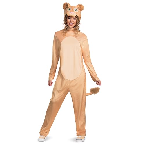 Disney Animated Lion King Adult Nala Jumpsuit Fancy Dress Costume Large/X-Large von Disguise