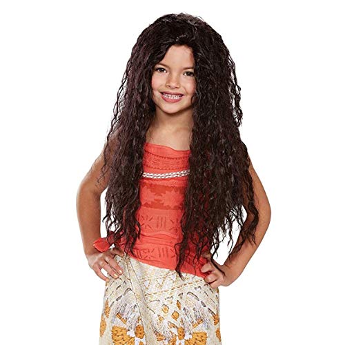 Moana Deluxe Child Costume Costume Wig von Disguise