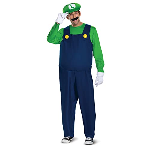 Nintendo Super Mario Brothers Deluxe Gaming-Kostüm für Erwachsene von Disguise