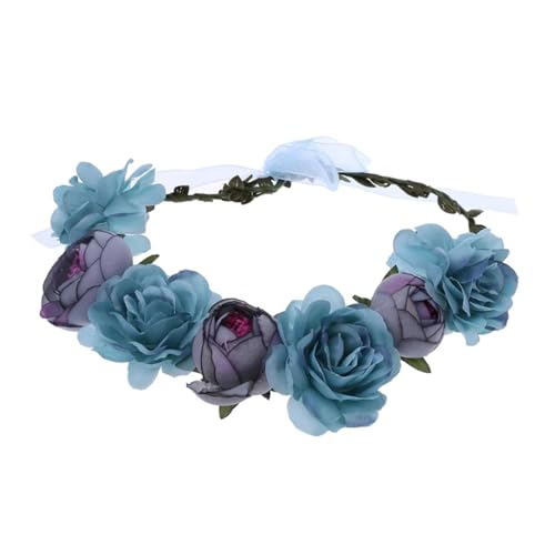 Blumenkranz für Damen, Blumengirlande, Stirnband, Brautschmuck, Haarschmuck von Disimlarl