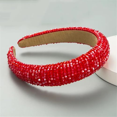 FG353 Damen-Haarbänder mit Strasssteinen, gepolstert, Brautschmuck, Hochzeits-Haarschmuck von Disimlarl