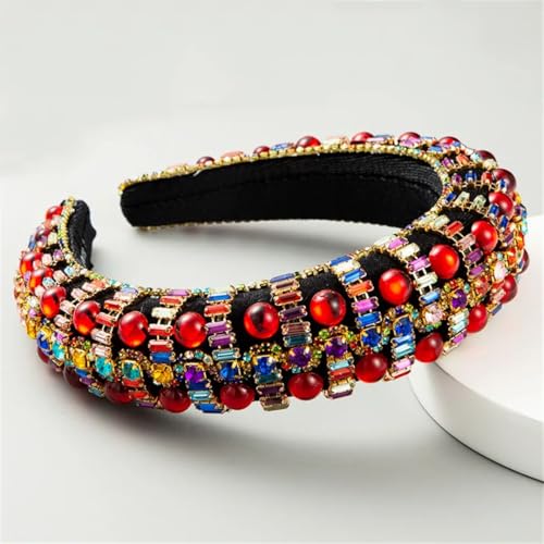 FG378 Damen-Haarbänder mit Strasssteinen, gepolstert, Brautschmuck, Hochzeits-Haarschmuck von Disimlarl