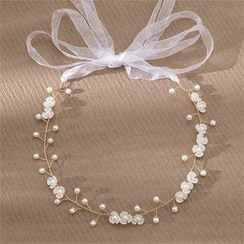 Hs-J6989g Blumen-Perlenkranz, Haarreif, Brautkleid, Accessoires, Brautschmuck, Haarband, Haarrebe, Hochzeit von Disimlarl