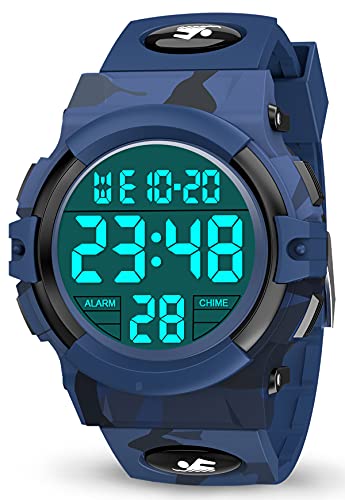 Dislocati Geschenk für Jungen 6-15 Jahre, Weihnachten Geschenk für Kinder LED 50 Armbanduhr Mädchen Spielzeug für Jungen 5-15 Jahre Elektronisches Gastgeschenke für Jungen 6-15 Jahre von Dislocati