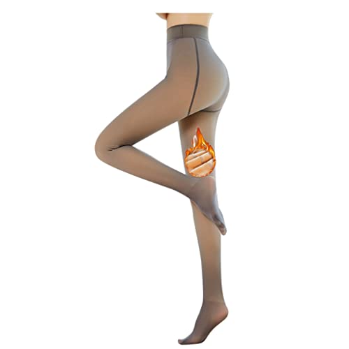 Dislsokrhov Damen Strumpfhose Weihnachts Komfort Leggings Elastische Plüsch Dicke Elastizität Stockings Tights Blickdicht Strumpfhosen Thermo Shaper Warme Drucken Pantyhose Sporthose von Dislsokrhov