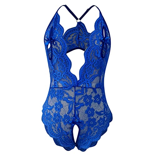 Sexy Unterwäsche Für Frau Dessous Strapsen Offen Nachthemd Woman Corsage Sey Dessous Dessous Set String Ouvert Erotic Babydoll Spitzenbody Lingerie Party Outfit Damen Sexy 03 Blau, L von Dislsokrhov