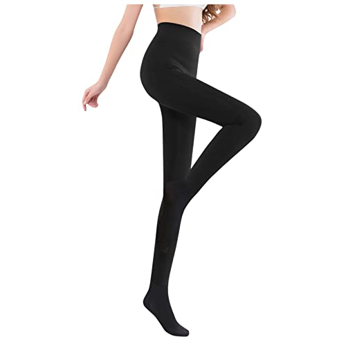 Thermostrumpfhosen für Damen Fleece Strumpfhose Gefütterte Strumpfhose Winter Gefälschte Durchscheinend Dicke Pantyhose Warmer Leggings Hautfarbe Schwarz Fleece Strumpfhosen Beine Abnehmen Tights von Dislsokrhov