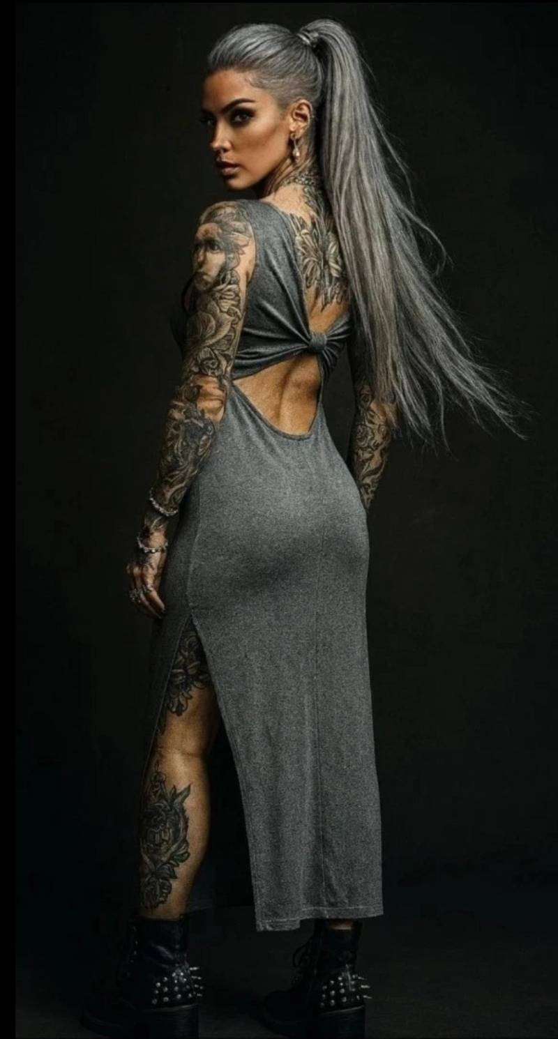 Grau Maxi Kleid Twist Zurück Trendige Bloggers Lieblings Instagram Festival Kleidung Tie-Dye Split Khaleesi Bestürzt Gothic Steamunk Apocalyptic von DismayeD