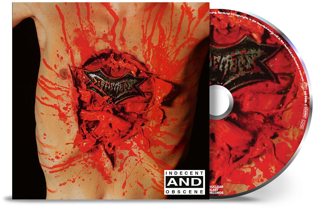 Dismember Indecent & obsene CD multicolor von Dismember