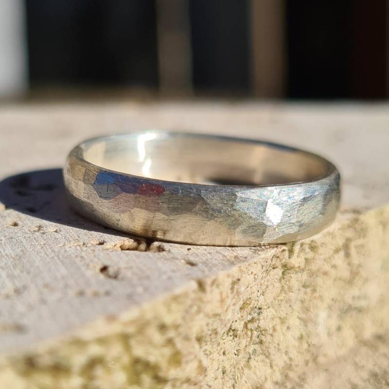 Ehering Aus 925Er Silber, Gefeilte Muster von Dismoiceline