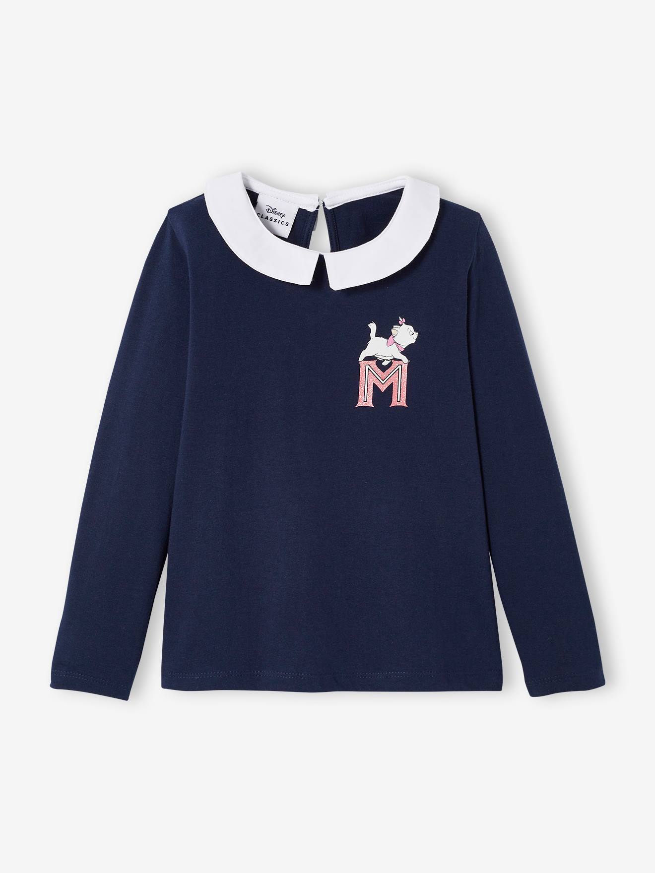 Mädchen Shirt mit Bubikragen Disney ARISTOCATS MARIE Oeko-Tex von Disney Animals