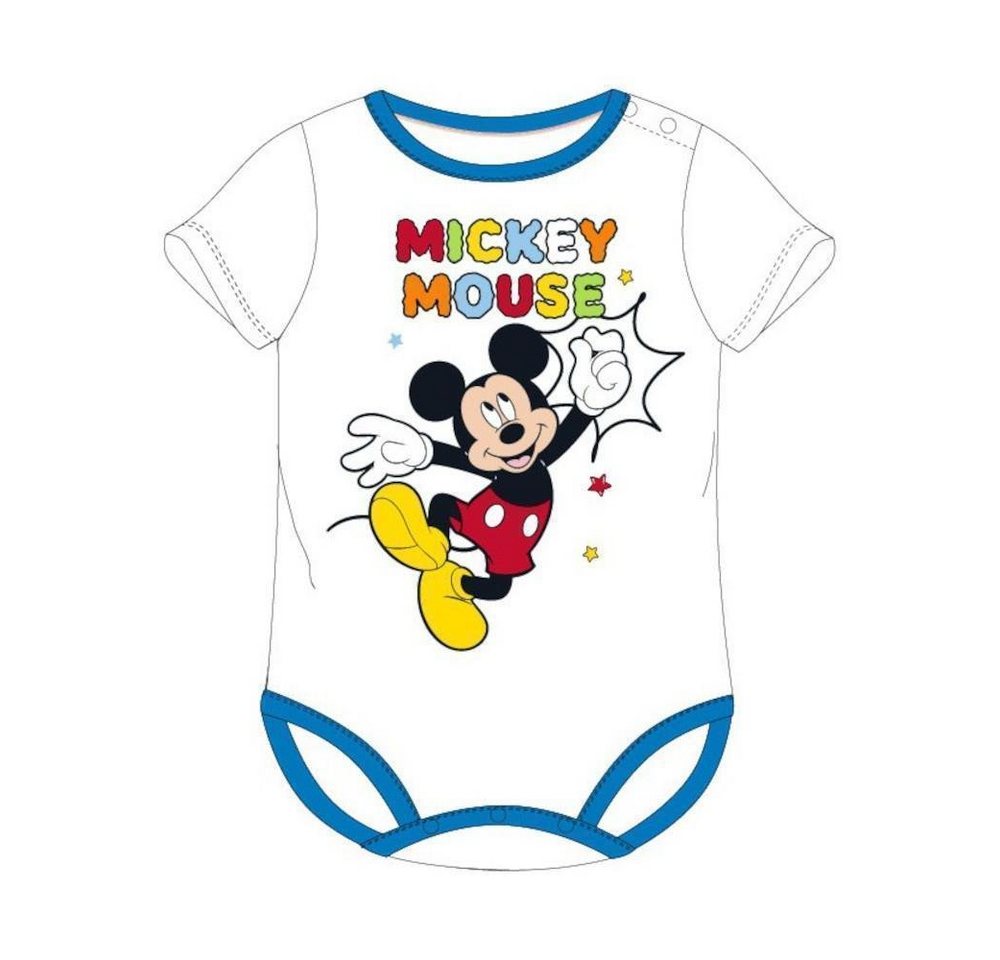 Disney Baby Kurzarmwickelbody Kurzarm-Body für Kleinkinder - Mickey Mouse Design - Bequem & Stilvoll von Disney Baby