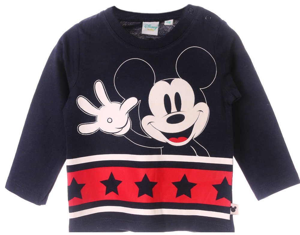 Disney Baby Langarmshirt Baby Shirt Langarmshirt 68 80 86 T-Shirt von Disney Baby