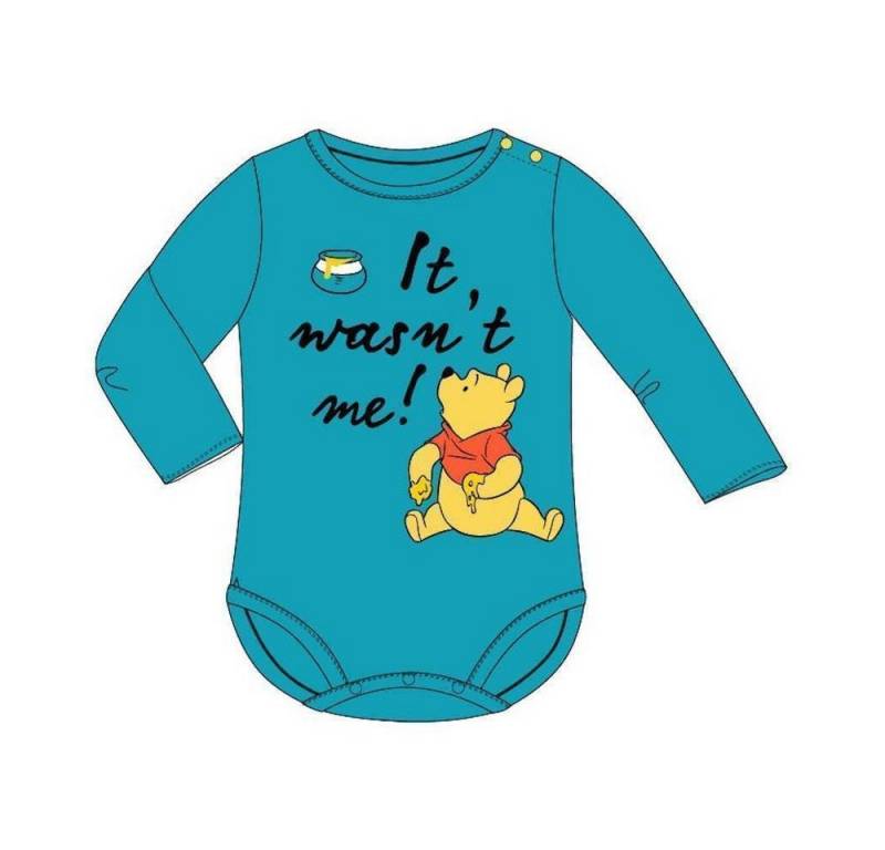 Disney Baby Langarmwickelbody Langarm-Body für Kleinkinder - Winnie Puuh 'It wasn't me!' - Kuschelig von Disney Baby