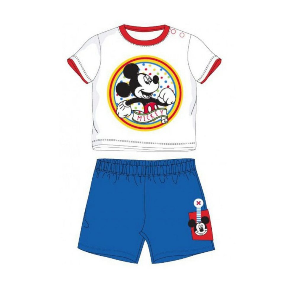 Disney Baby Shirt & Hose Mickey Mouse Baby-Bekleidungs-Set für Jungen, Graues Shirt & Hose in (Set, 2-tlg) von Disney Baby