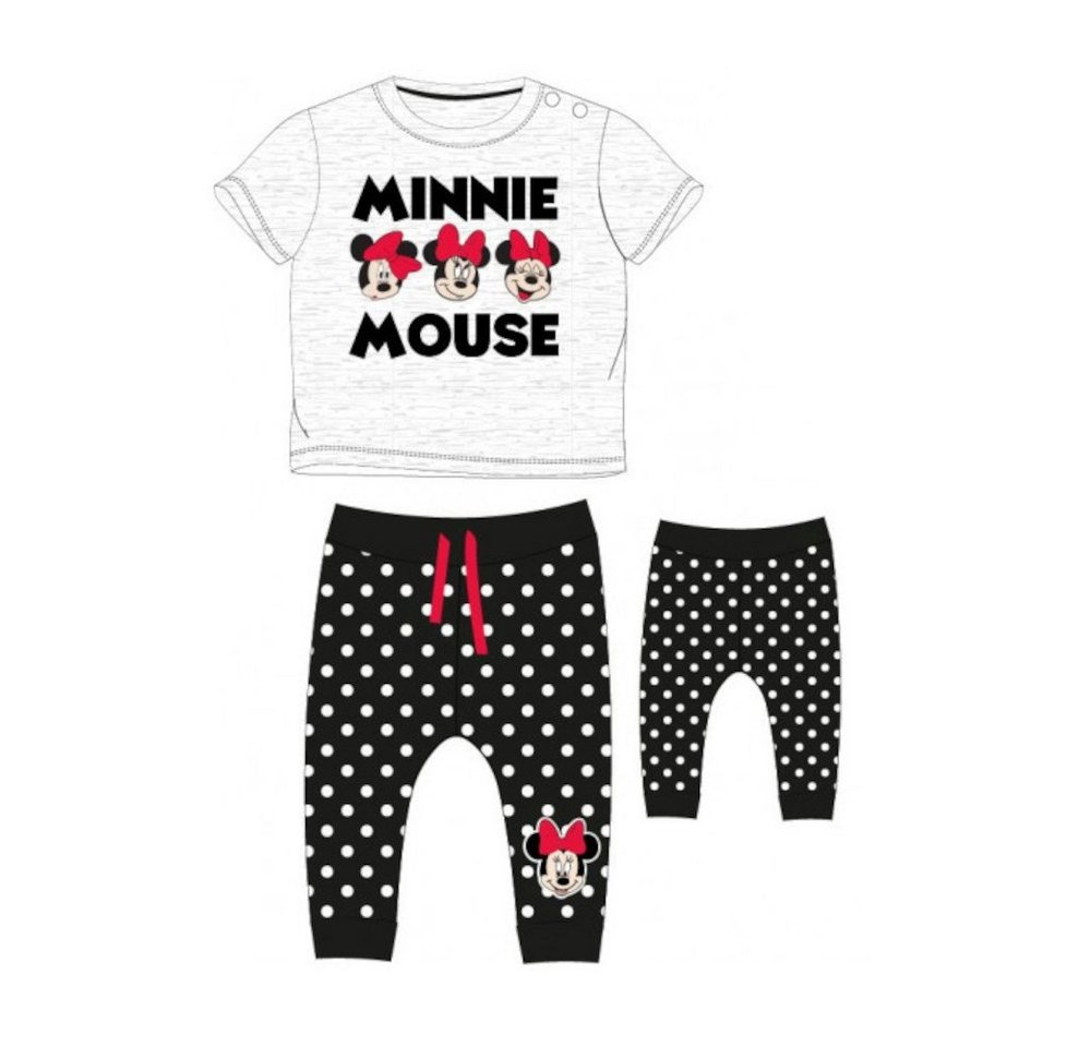 Disney Baby Shirt & Hose Minnie Mouse Baby- & Kleinkind-Bekleidungsset, Drei Minnie Mäuse" (Set, 2-tlg)" von Disney Baby