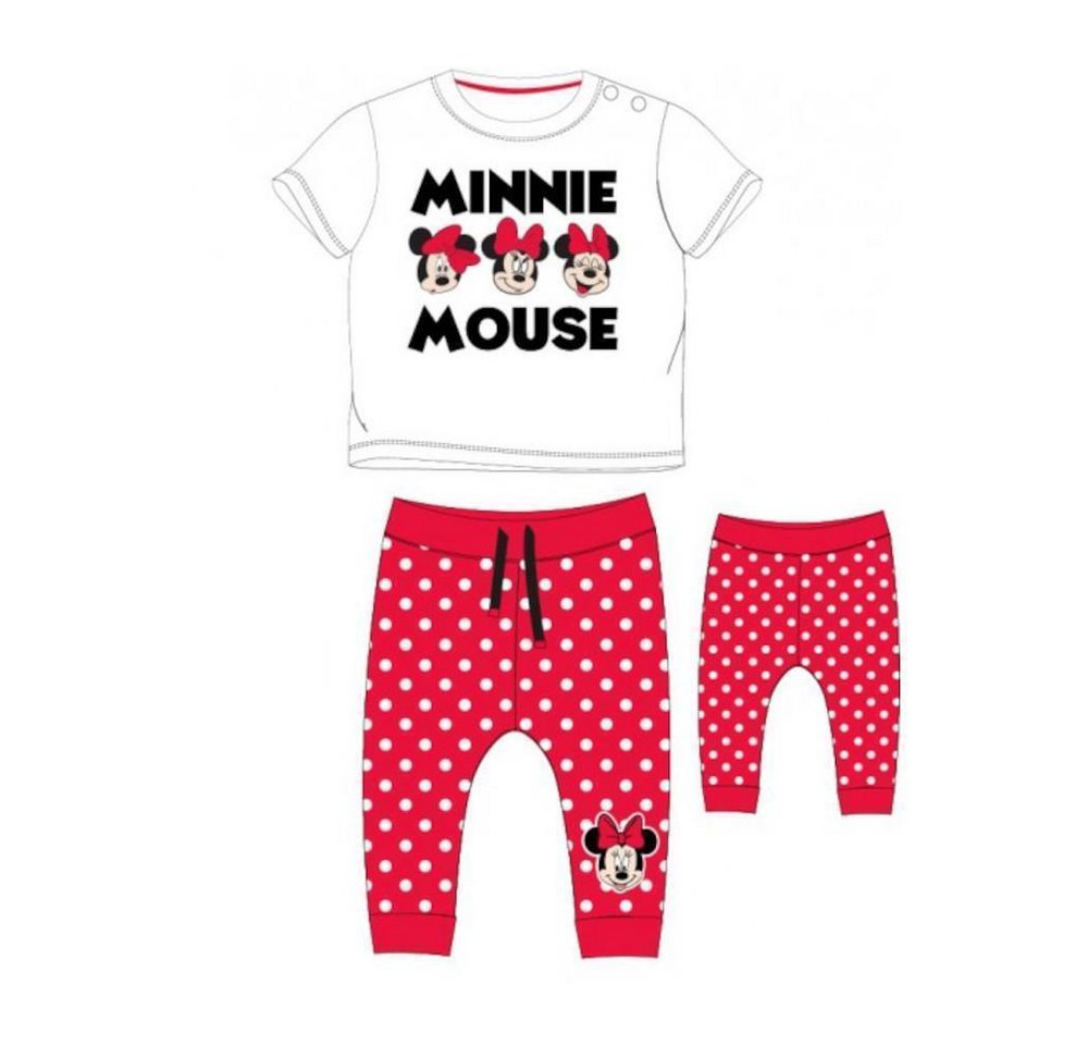 Disney Baby Shirt & Hose Minnie Mouse Baby- & Kleinkind-Bekleidungsset, Drei Minnie Mäuse" (Set, 2-tlg)" von Disney Baby