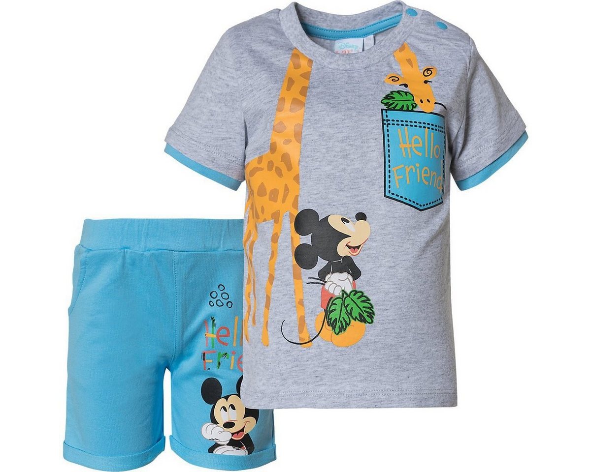 Disney Baby Shirt & Shorts Mickey Mouse Jungen Set T-Shirt + Hose Babys + Kleinkinder von Disney Baby