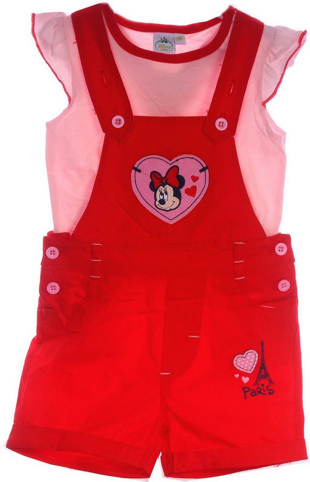 Disney Baby T-Shirt & Shorts T-Shirt und Latzhose Shorts Baby Anzug 68 74 80 86 von Disney Baby