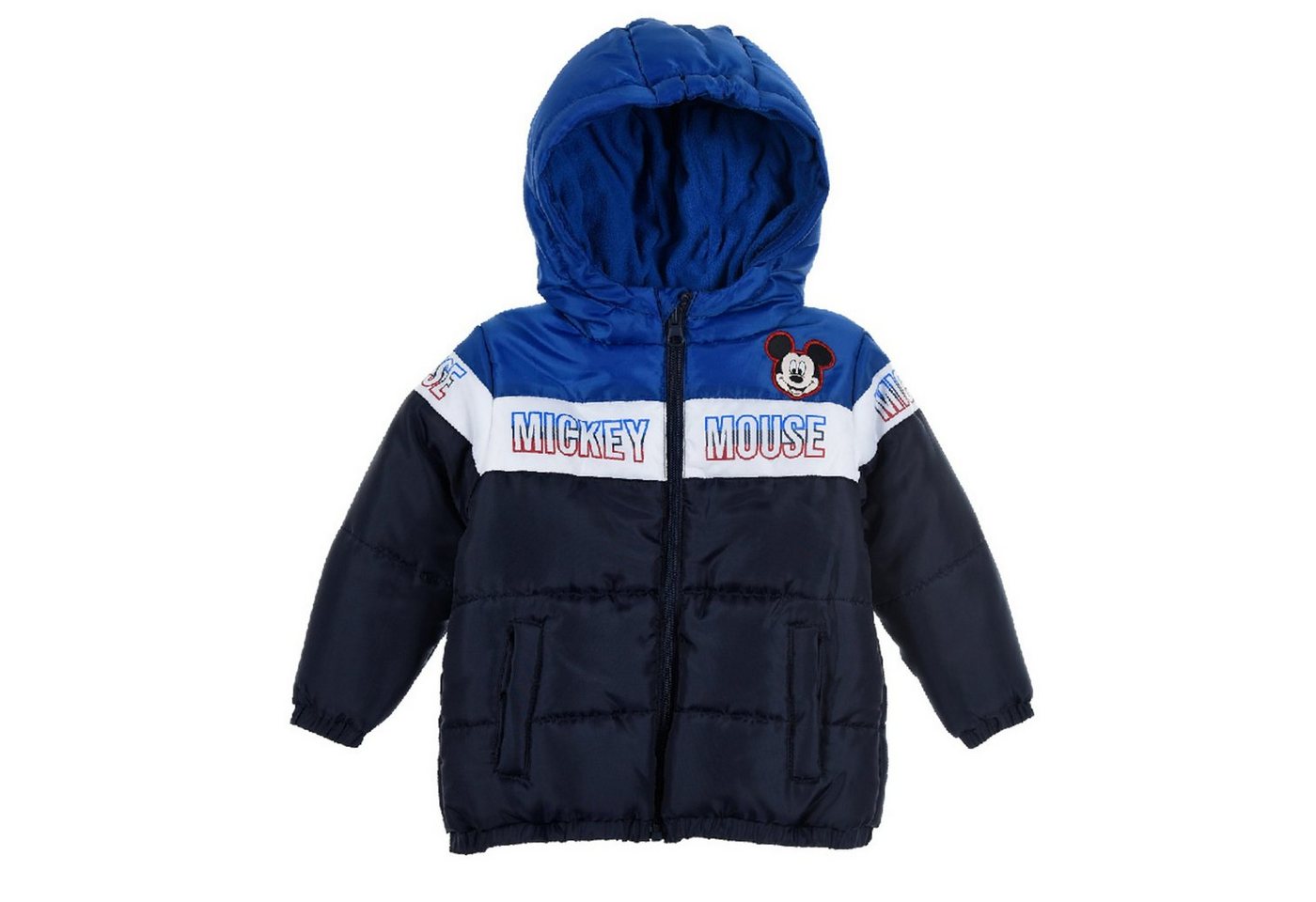 Disney Baby Winterjacke Disney Baby Mickey Mouse Kinder Winterjacke Jungen Jacke mit Kapuze 68 - 86 von Disney Baby